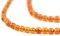 The Bead Chest Light Round Carnelian Beads 4mm Orange Gemstone 16”
